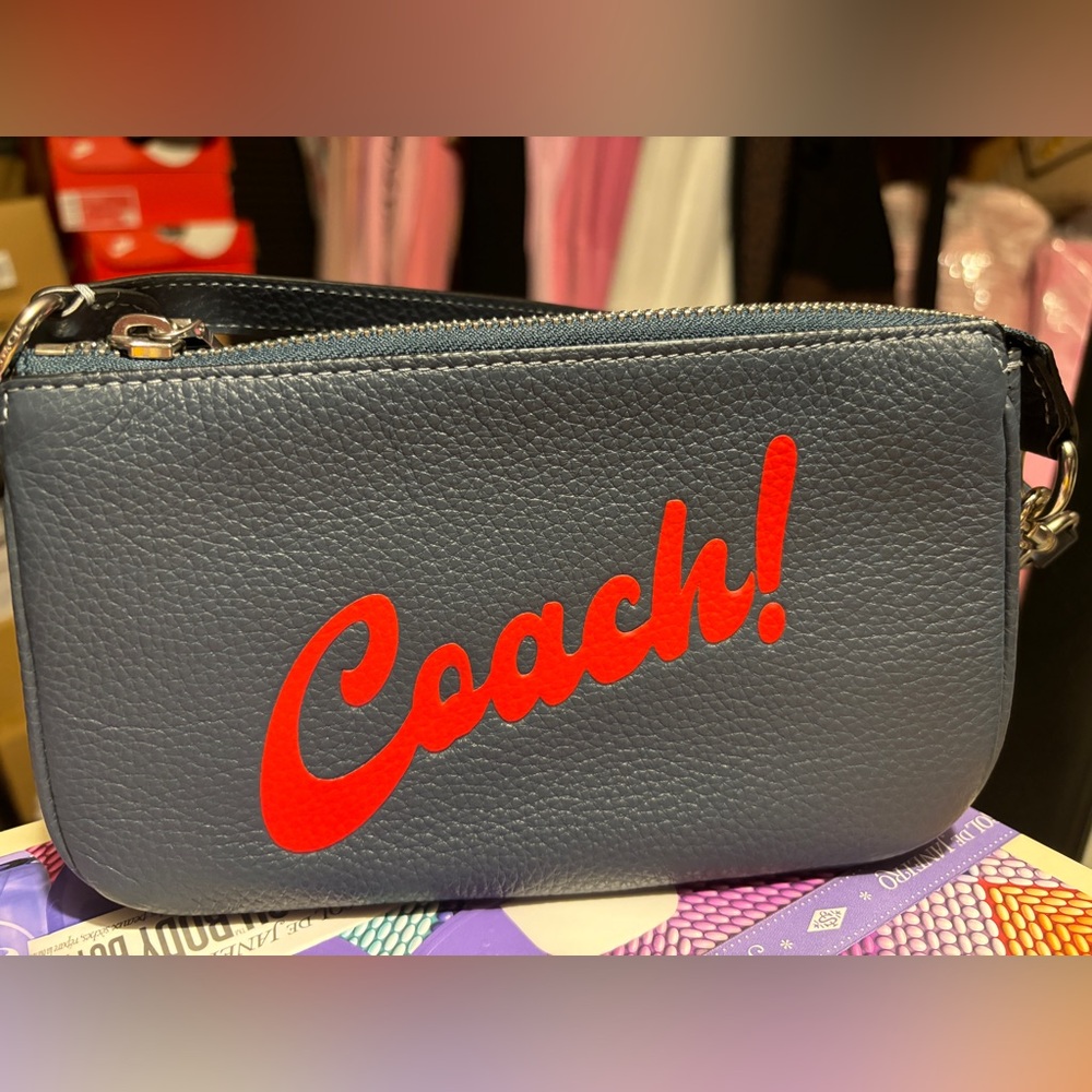 Coach Nolita 19 Leather Purse With Coach Graphic CU250